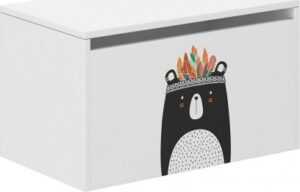 Wood Dětský box na hračky  - Panda