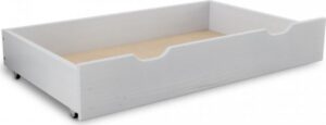 DRW Šuplík pod postel z masivu  - Barva bílá