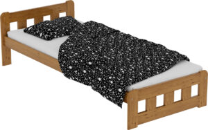 Maxi Zvýšená postel z masivu Nikola 90 x  - barva Dub - 2. jakost