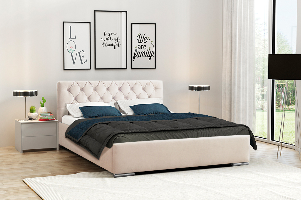 Eka Čalouněná postel Elegant 90x200 cm