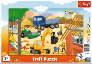 MR Dětské tabulkové puzzle pro nejmenší - Stavba