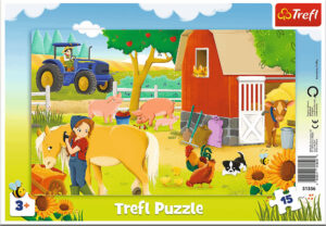 MR Dětské tabulkové puzzle pro nejmenší - Farma