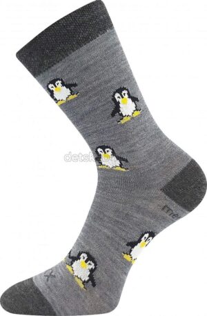 Ponožky VoXX Penguinik šedá Velikost: 25-29